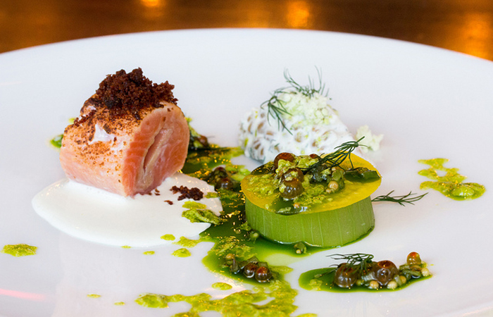 Icelandic Arctic Char. One of the dishes in the prix-fixed menu at Luma.
