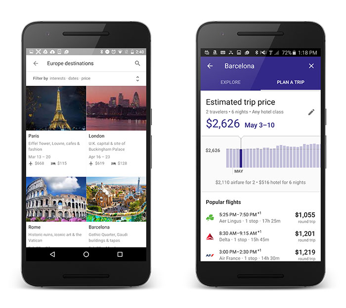 destinations on google Destinations on Google allows you to get inspired, research, plan and book all in one easy to use environment.