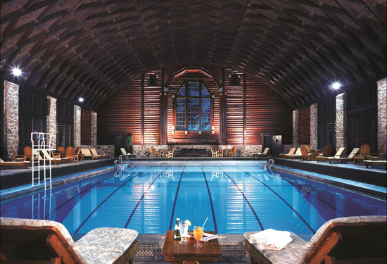 The indoor pool. Image courtesy Fairmont Hotels & Resorts.