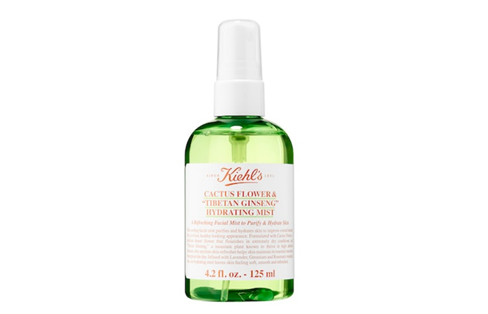 Kiehl's cactus flower and ginseng hydrating mist, $36.