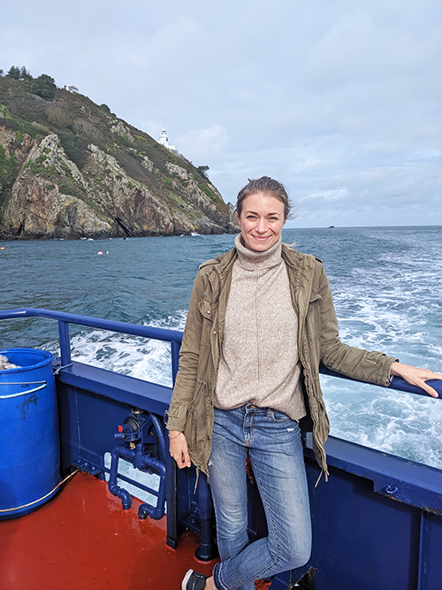 On the way to Sark Island