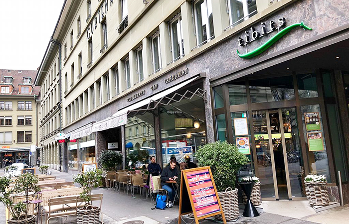 Go to Tibits in Bern, Switzerland.